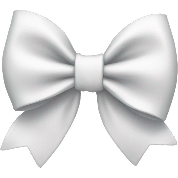 white bow emoji