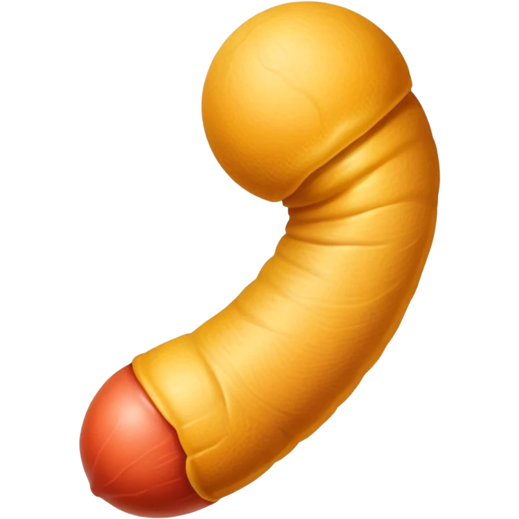 A penis with balls emoji