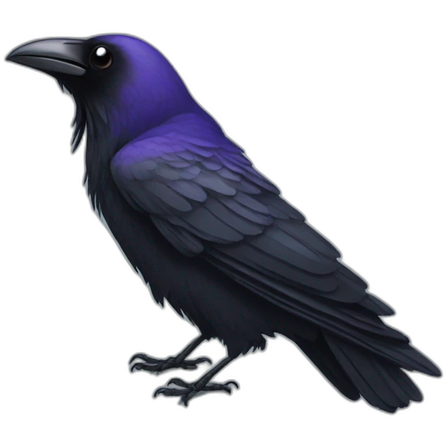 raven fly emoji