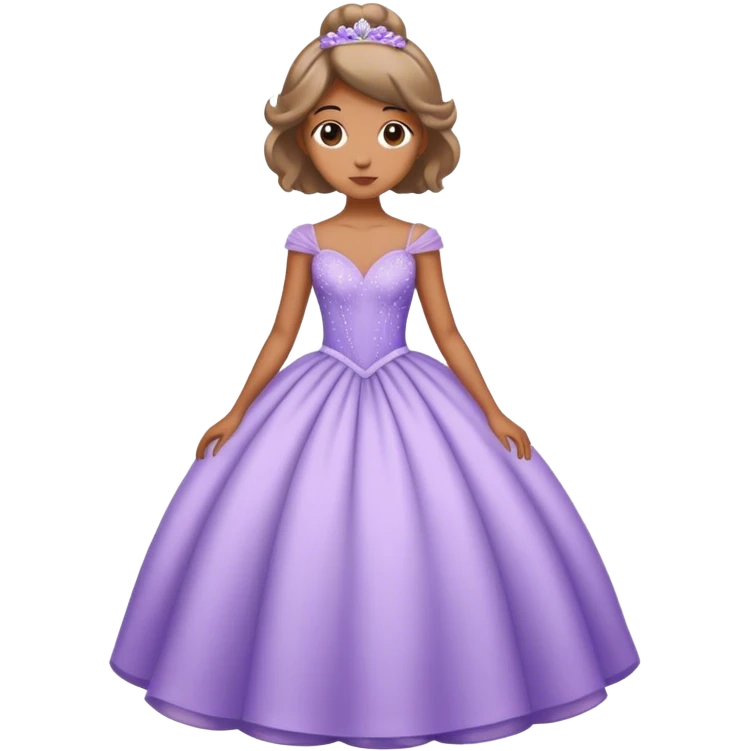 ball gown lavender  emoji