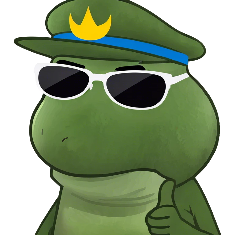 Elvis wearing sunglasses and hat emoji