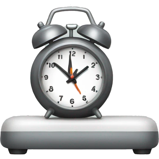 Alarm clock emoji