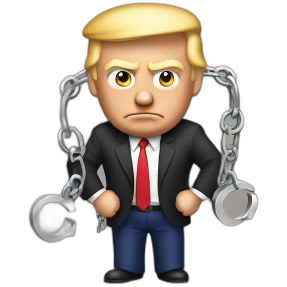 trump-in-handcuffs emoji