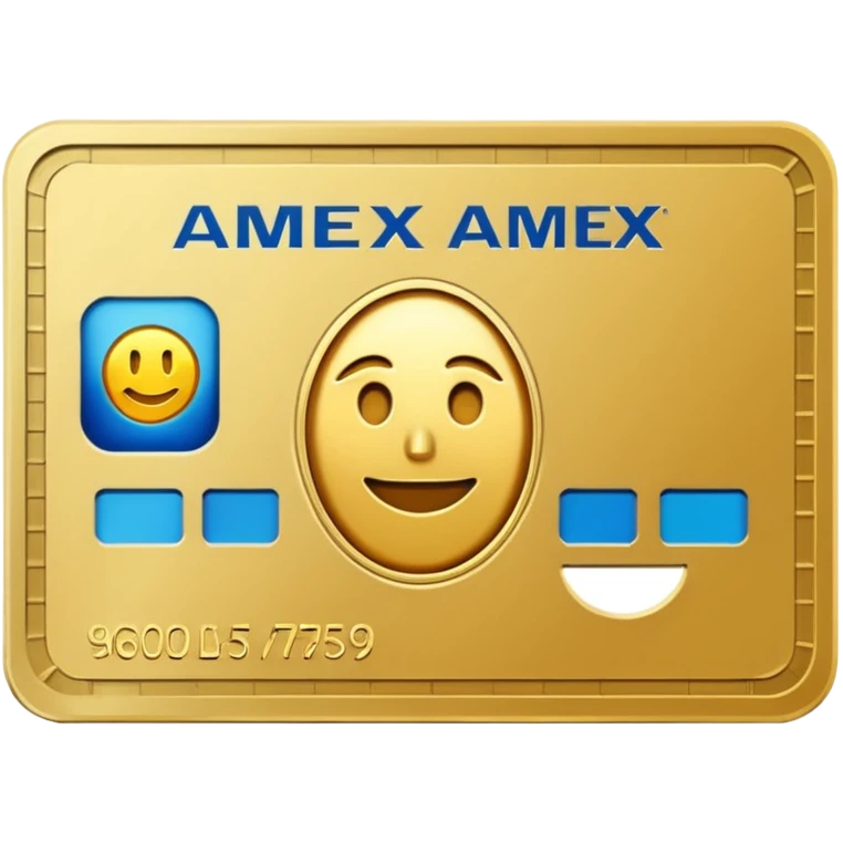 amex gold card emoji