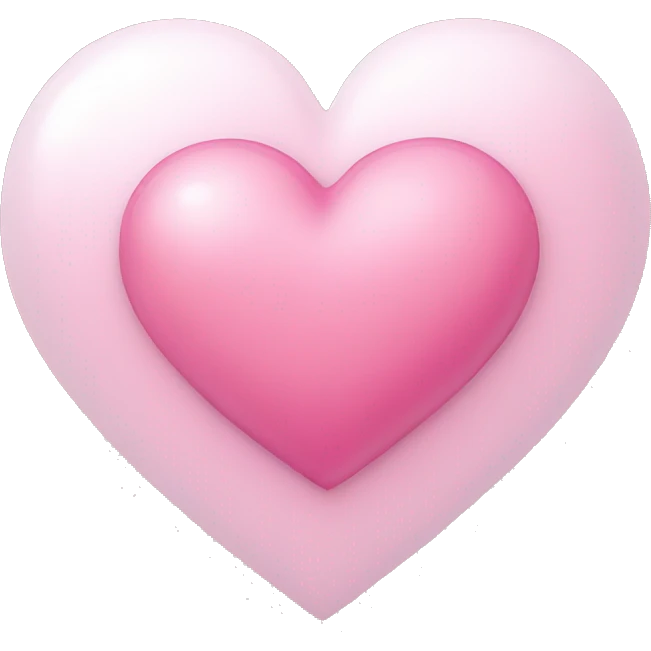 pink heart with white  emoji