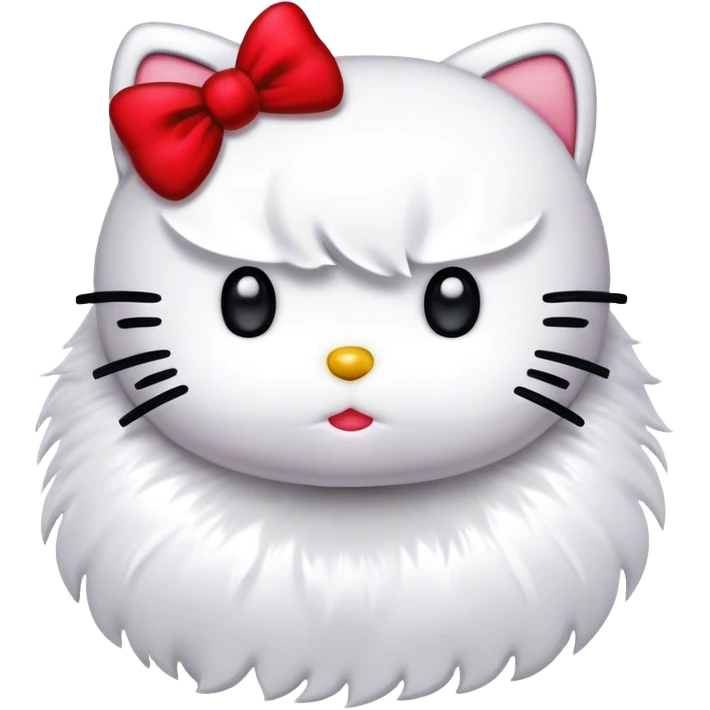 Hello kitty mad emoji