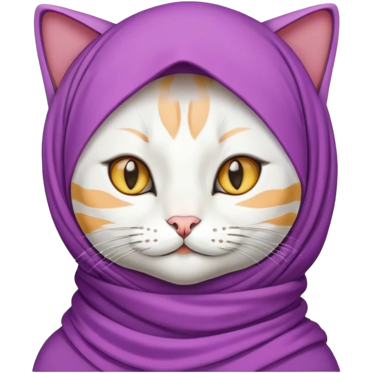 Cat with hijab  emoji