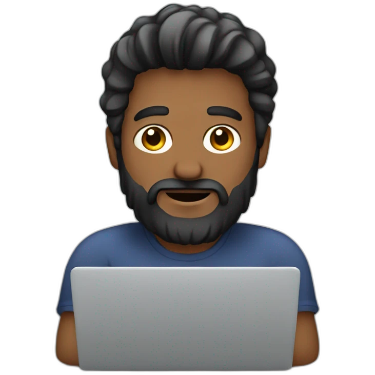bearded-man-with-laptop emoji