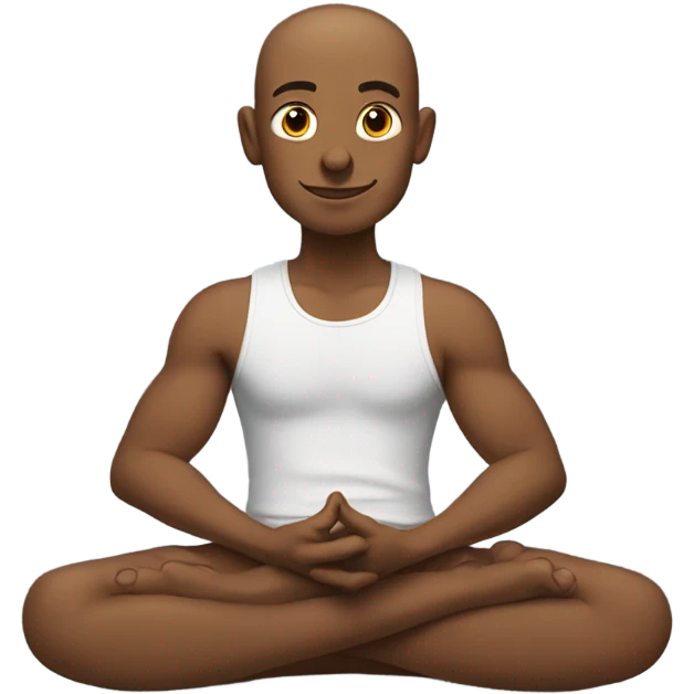 a yogi who sits cross-legged and has many arms. emoji