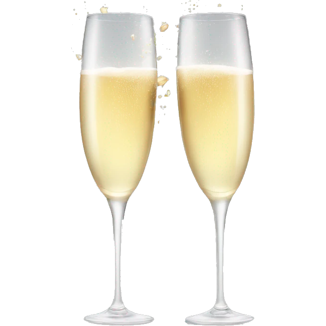 Champagne cheers  emoji