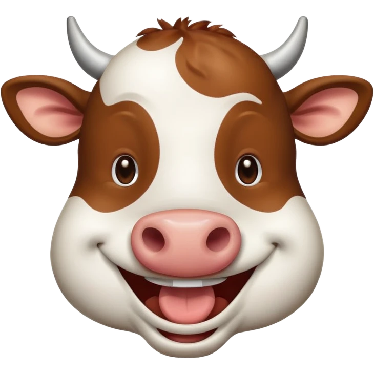 cow laughing emoji