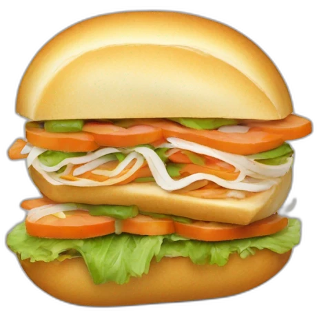 banh mi sandwitch emoji
