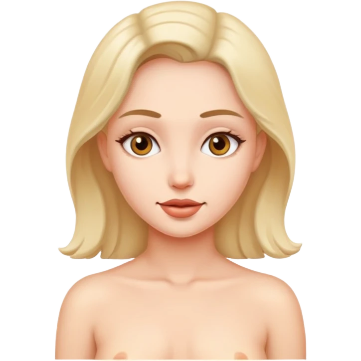 Голоя женщина emoji
