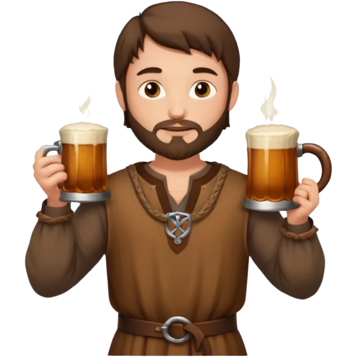 Medieval Man in a tavern emoji