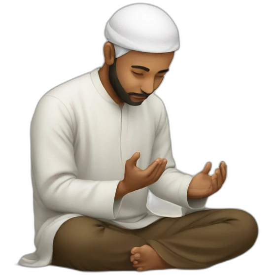A Muslim who prays emoji