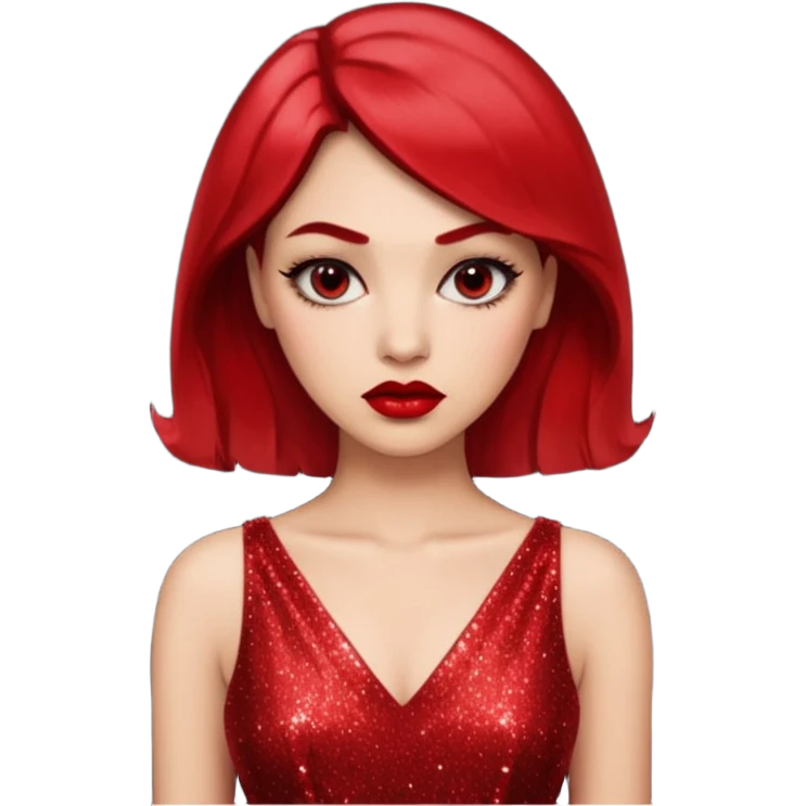red glitter administrator emoji