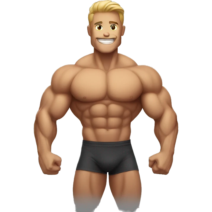 muscle guy emoji