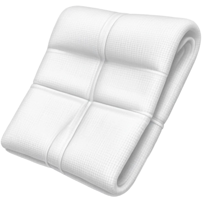folded clean gauze pad emoji