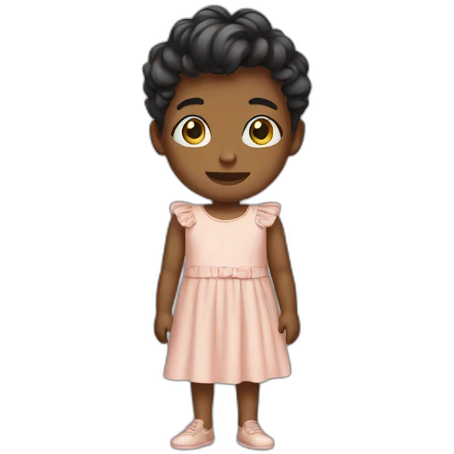 a boy in a dress emoji