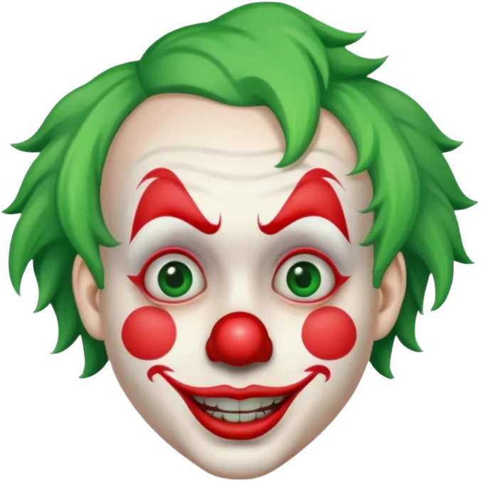 clown with green hair emoji