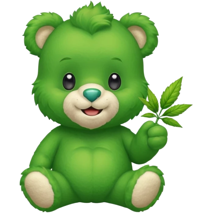 Weed care bear emoji
