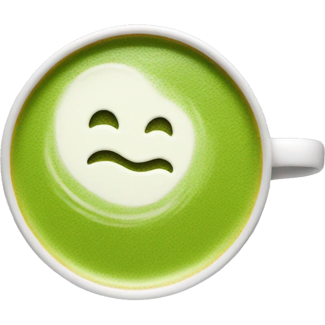 Matcha latte emoji