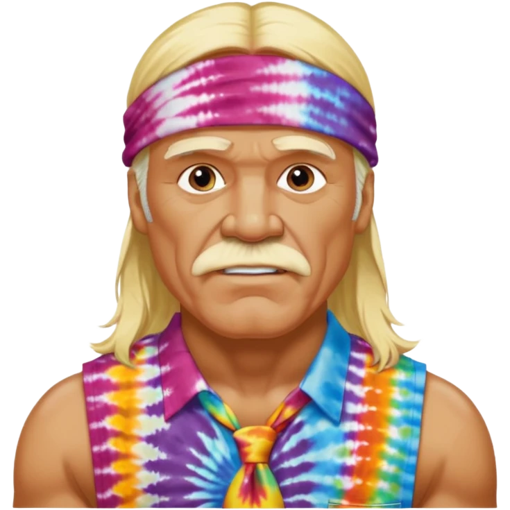 Hulk hogan hippy emoji