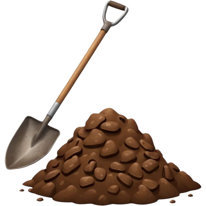 poop on shovel emoji