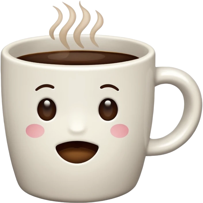A coffee cup emoji