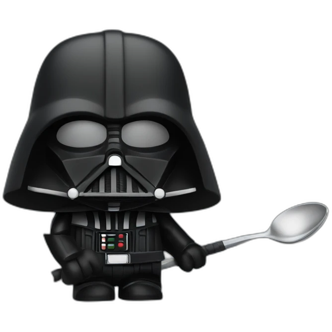 Death Vader spoon man emoji