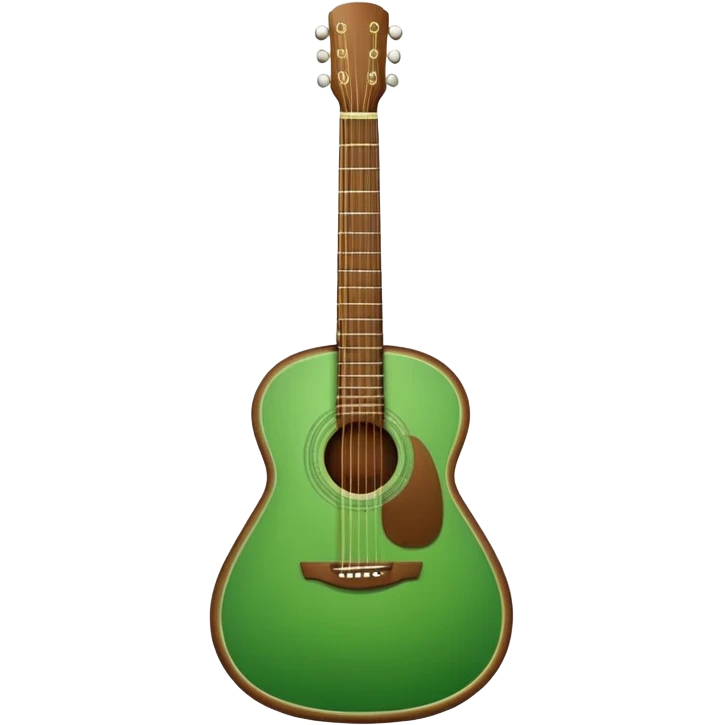 green guitar emoji