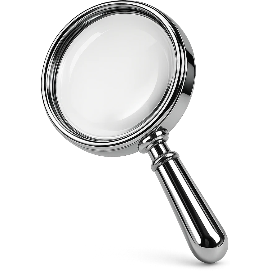 magnifying glass emoji
