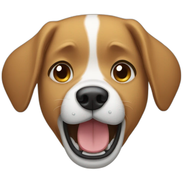 crying dog emoji