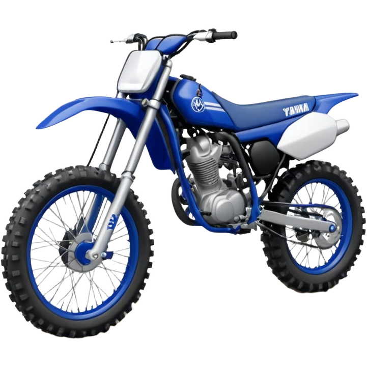 blue yamaha 250 dirt bike emoji