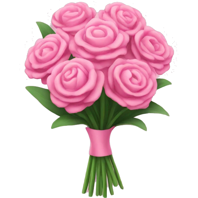 pink bouquet emoji