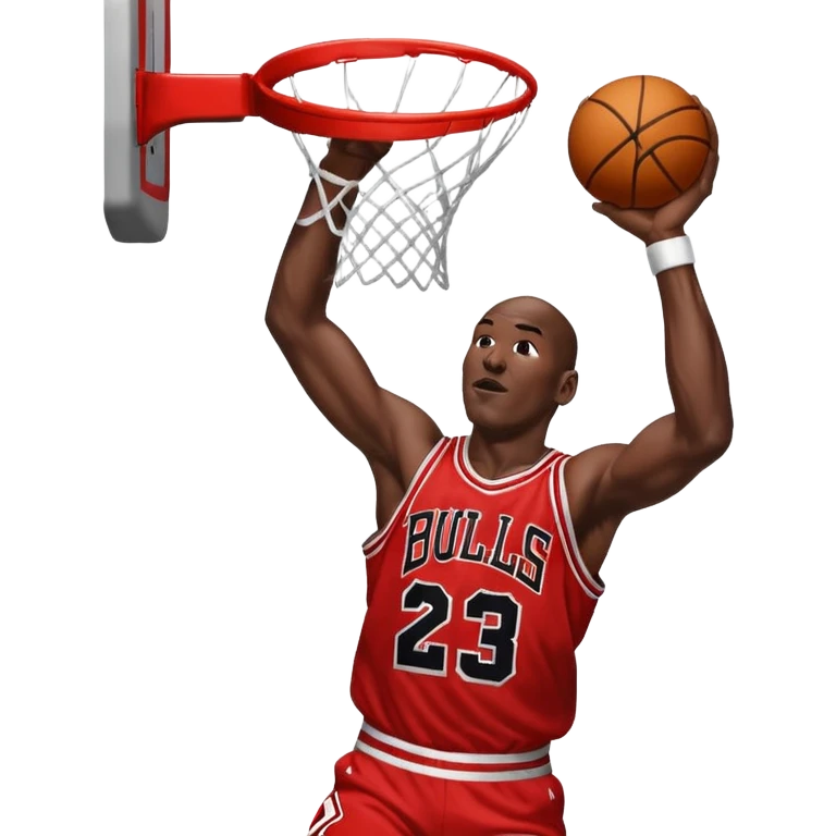 Michael Jordan dunking emoji