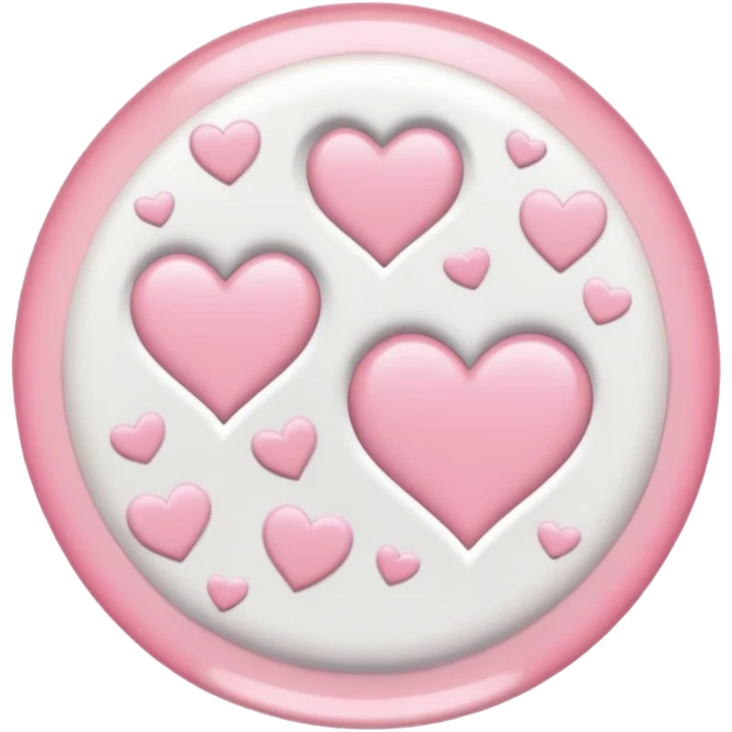 Pink and white romantic vintage aesthetic  emoji