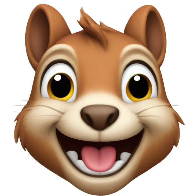 happy squirrel emoji
