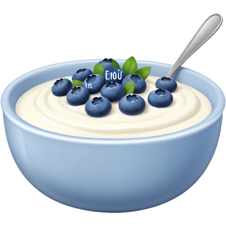 bowl of yogurt emoji