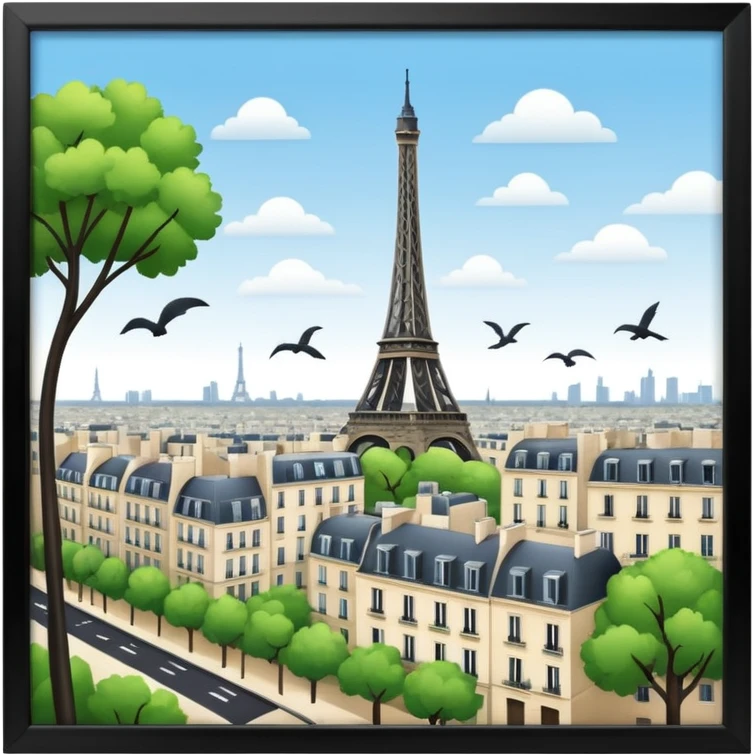 windy day in paris emoji