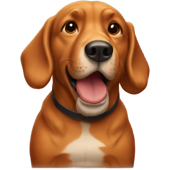Do  red dog in big house emoji
