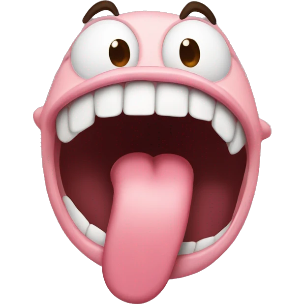 Tongue out emoji