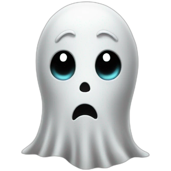 Thinking ghost emoji