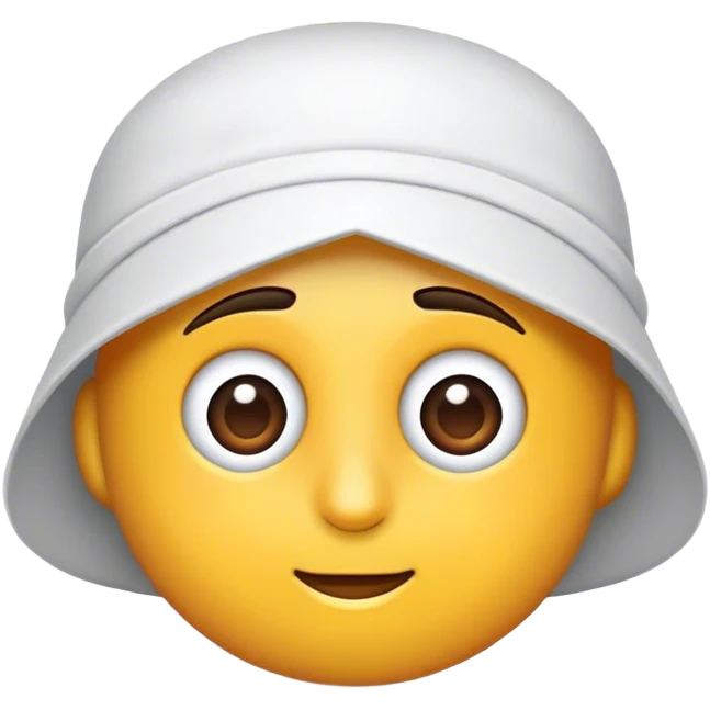 Şapkalı bir ünlü emoji