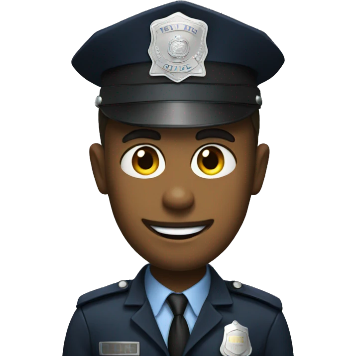 Police hello emoji