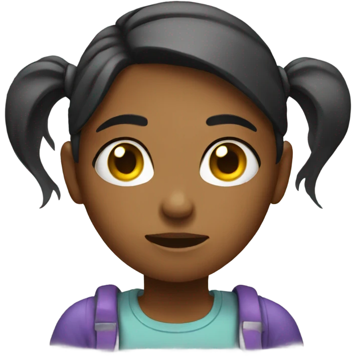 girl sweating  emoji