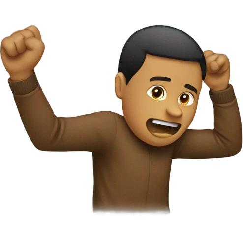 Person dabbing emoji