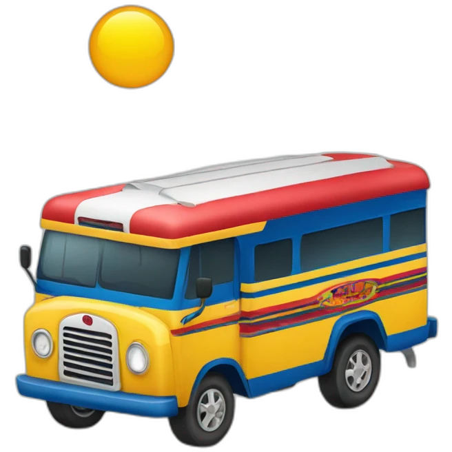 Jeepney philippines emoji