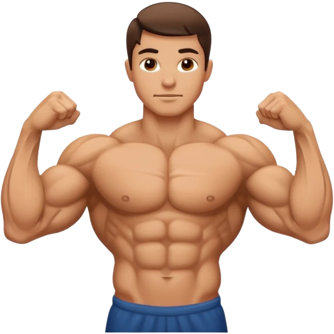 Right facing flexing arm  emoji