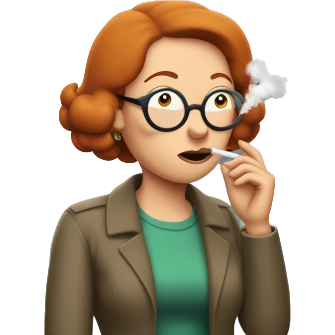 lois griffin smoking a vape emoji